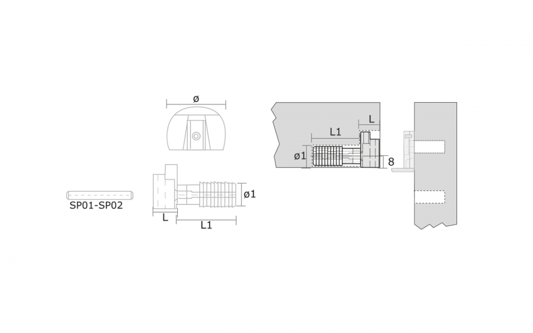 Art. LKSI – Supporto Ø 25